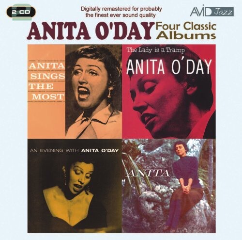 ANITA O'DAY - Four Classic Albums (Anita Sings The Most / The Lady Is A Tramp / An Evening With Anita O'day / Anita)