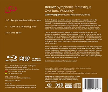 Berlioz: Symphonie Fantastique / Waverley Oveture) - VALERY GERGIEV / LONDON SYMPHONY ORCHESTRA (2 Discs, incl. Blu-Ray Audio, Hybrid SACD Versions and Live Concert Footage)