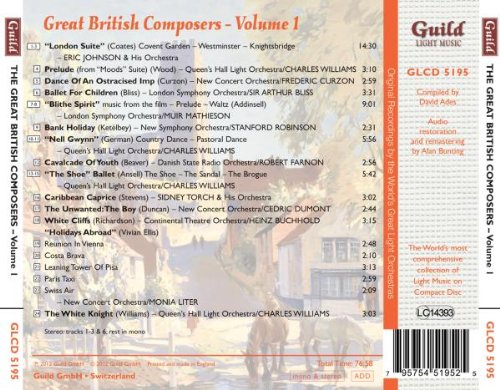 THE GOLDEN AGE OF LIGHT MUSIC: Great British Composers - Vol. 1