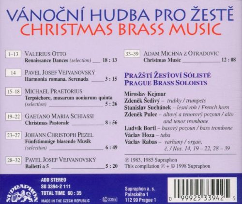 CHRISTMAS BRASS MUSIC - Prague Brass Soloists