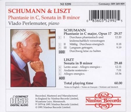 Liszt & Schumann: Piano Works - Vlado Perlemuter