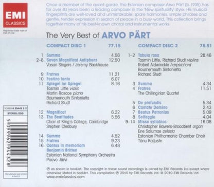 ARVO PART - The Very Best Of Arvo Part (2 CDs)