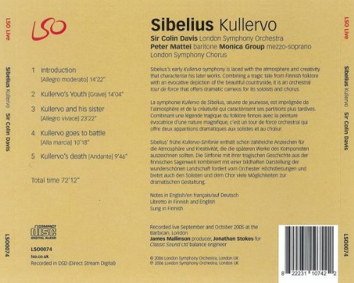 Sibelius: Kullervo - Sir Colin Davis, London Symphony Chorus, London Symphony Orchestra