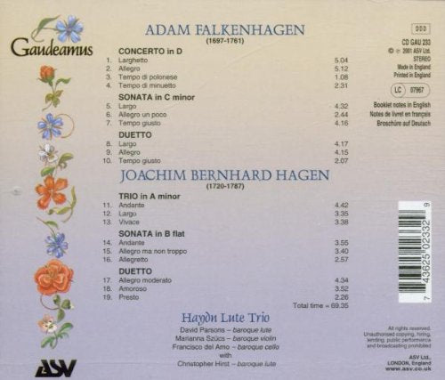 LUTE MUSIC FOR A PRINCESS (FALKENHAGEN & HAGEN): The Haydn Lute Trio