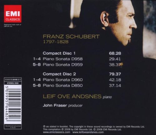 Schubert: Late Piano Sonatas - Leif Ove Andsnes (2 CDs)