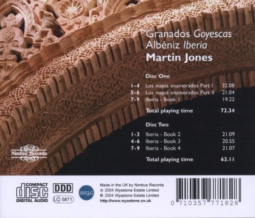 Granados: Goyescas; Albeniz: Iberia - Martin Jones (2 CDs)