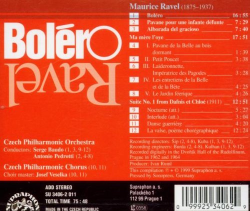Ravel: Orchestral Works - Serge Baudo, Antonio Pedrotti, Czech Philharmonic