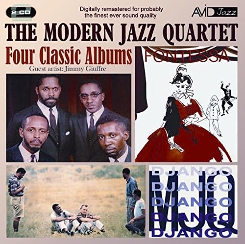 MODERN JAZZ QUARTET - Four Classic Albums (The Modern Jazz Quartet / Django / Fontessa / The Modern Jazz Quartet At Music Inn) (2 CDs)