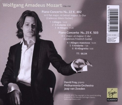 Mozart: Piano Concertos No 22 & 25 - DAVID FRAY, PHILHARMONIA ORCHESTRA
