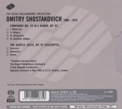 Shostakovich: Symphony No. 10, "The Gadfly" Suite - Frank Shipway, Royal Philharmonic Orchestra (Hybrid SACD)
