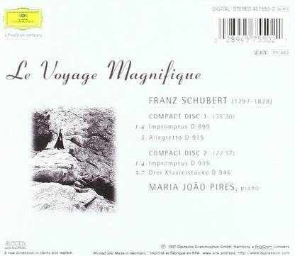 Schubert: Le Voyage Magnifique - MARIA-JOAO PIRES (2 CDs)