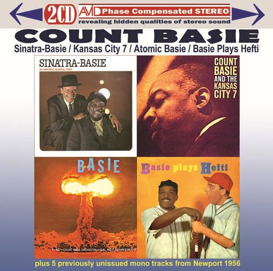 COUNT BASIE - Four Classic Albums Plus (Sinatra - Basie / Count Basie And The Kansas City 7 / The Atomic Mr Basie / Basie Plays Hefti) (2 CDs)