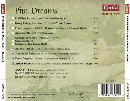 Pipe Dreams: Works for Flute and Piano - Anna Pope, Helen Crayford, Nancy Ruffer