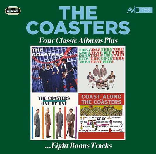 COASTERS - Four Classic Albums Plus (The Coasters / Greatest Hits / One By One / Coast Along With The Coasters) (2CD)