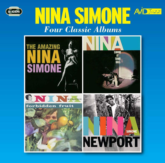 NINA SIMONE - Four Classic Albums (The Amazing Nina Simone / Nina Simone At Town Hall / Forbidden Fruit / Nina Simone At Newport)