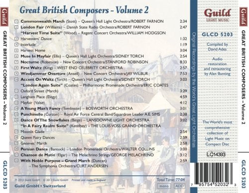 THE GOLDEN AGE OF LIGHT MUSIC: Great British Composers Vol. 2