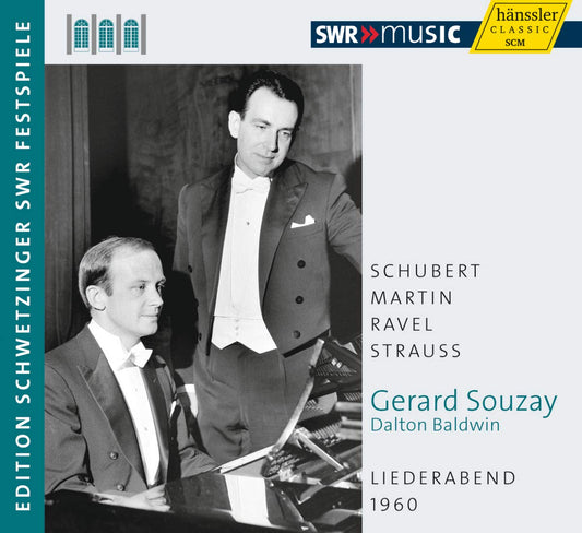 SCHUBERT/MARTIN/RAVEL/STRAUSS: Liederabend 1960 - Gerard Souzay, Dalton Baldwin