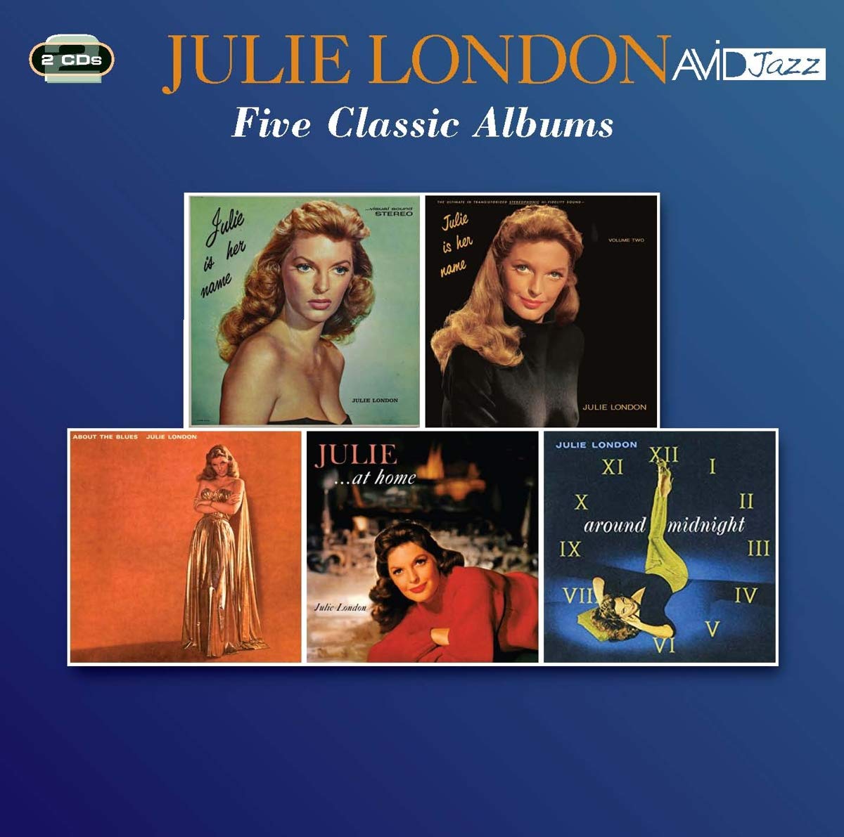 JULIE LONDON - Five Classic Albums (2 CDS)