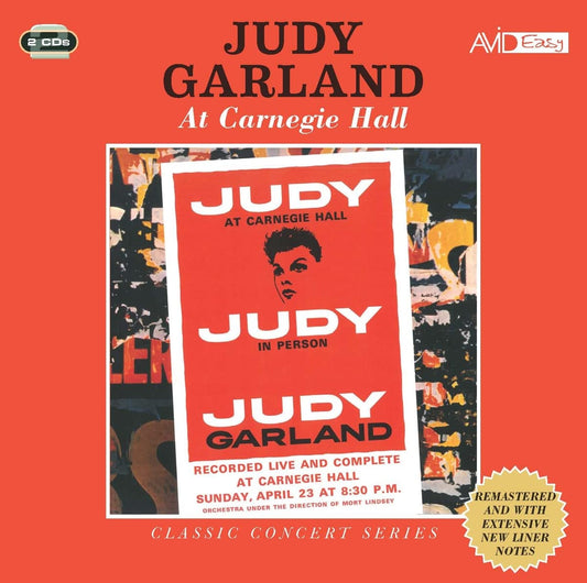 JUDY GARLAND - Classic Concert Series: Judy At Carnegie Hall - Judy In Person (2 CDs)