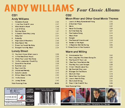 ANDY WILLIAMS - Four Classic Albums (2 CDS)