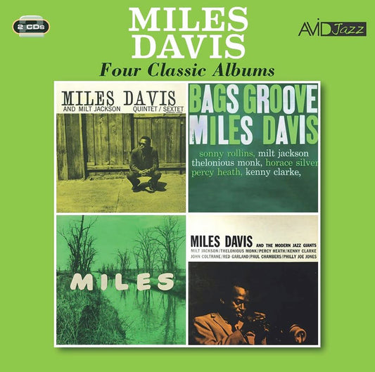 MILES DAVIS - Four Classic Albums (Quintet - Sextet / Bags’ Groove / Miles / Miles Davis & The Modern Jazz Giants) (2CD)