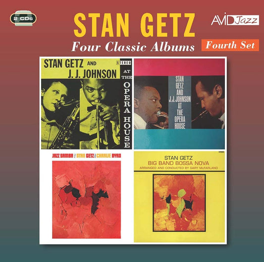 STAN GETZ - Four Classic Albums (At The Opera House Chicago (Stereo) / At The Opera House (Mono) / Jazz Samba / Big Band Bossa Nova) (2CD)