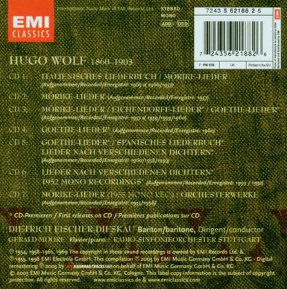 Hugo Wolf: Lieder - Dietrich Fischer-Dieskau, Gerald Moore (7 CDs)