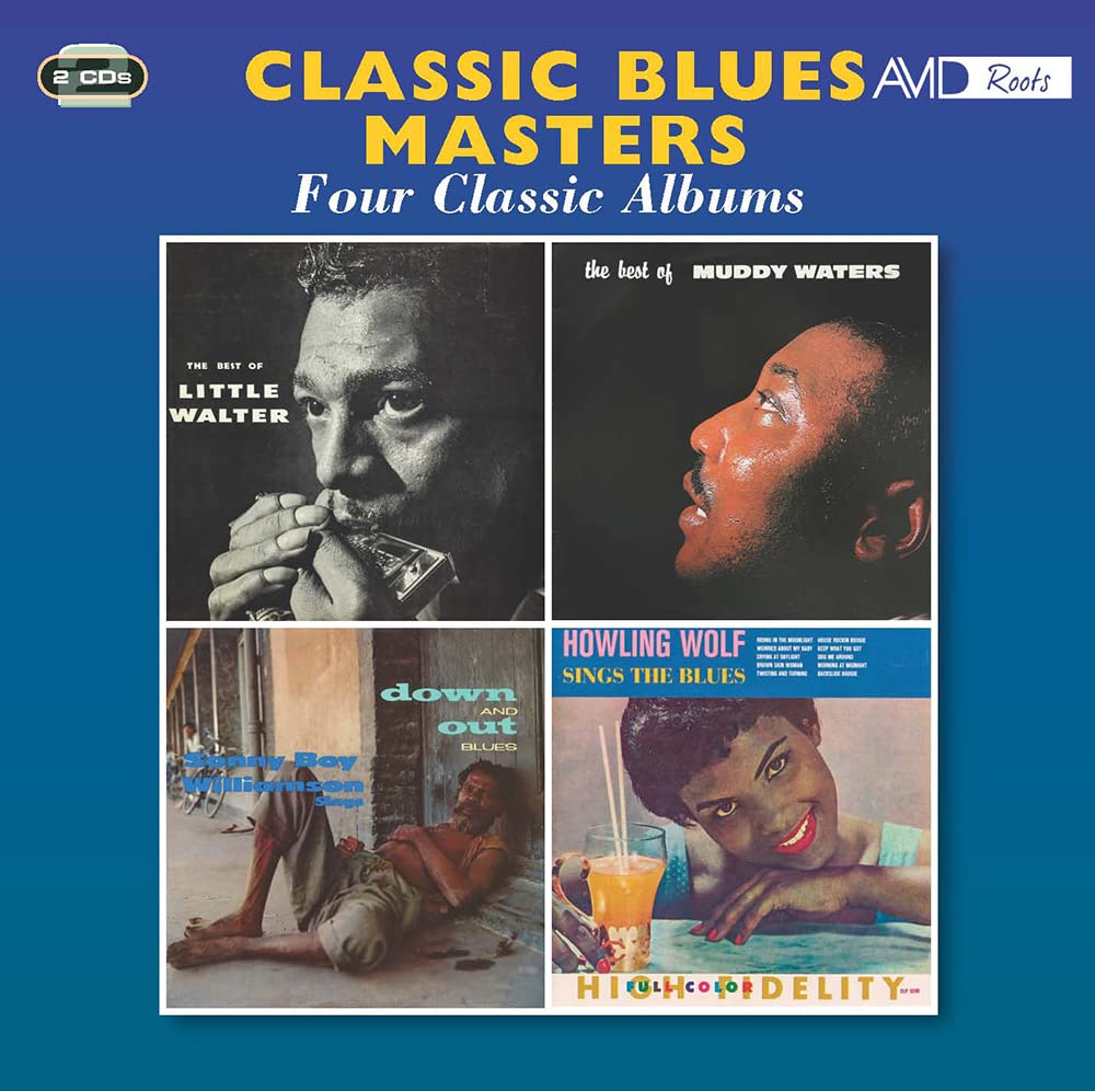 LITTLE WALTER / MUDDY WATERS / SONNY BOY WILLIAMSON / HOWLIN' WOLF: Classic Blues Masters - Four Classic Albums (2 CDS)