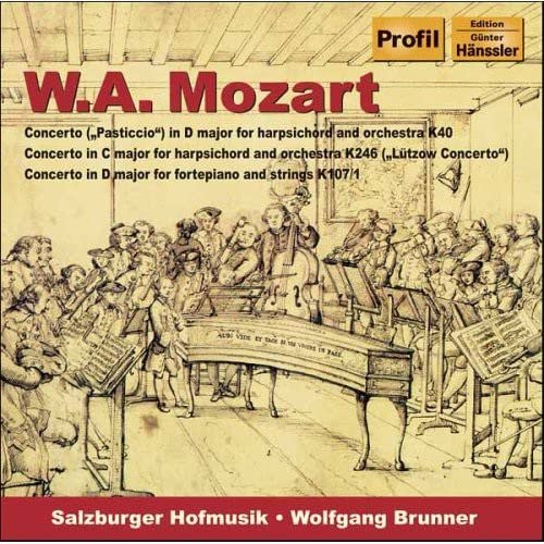 Mozart: Piano Concertos K.40, K.246, K.107 - Salzburger Hofmusik, Brunner