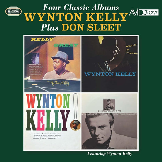 WYNTON KELLY PLUS DON SLEET - Four Classic Albums (Kelly Great / Kelly At Midnite / Wynton Kelly! / All Members)