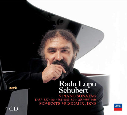 SCHUBERT: 9 PIANO SONATAS, MOMENTS MUSICAUX - Radu Lupu (4 CDs)