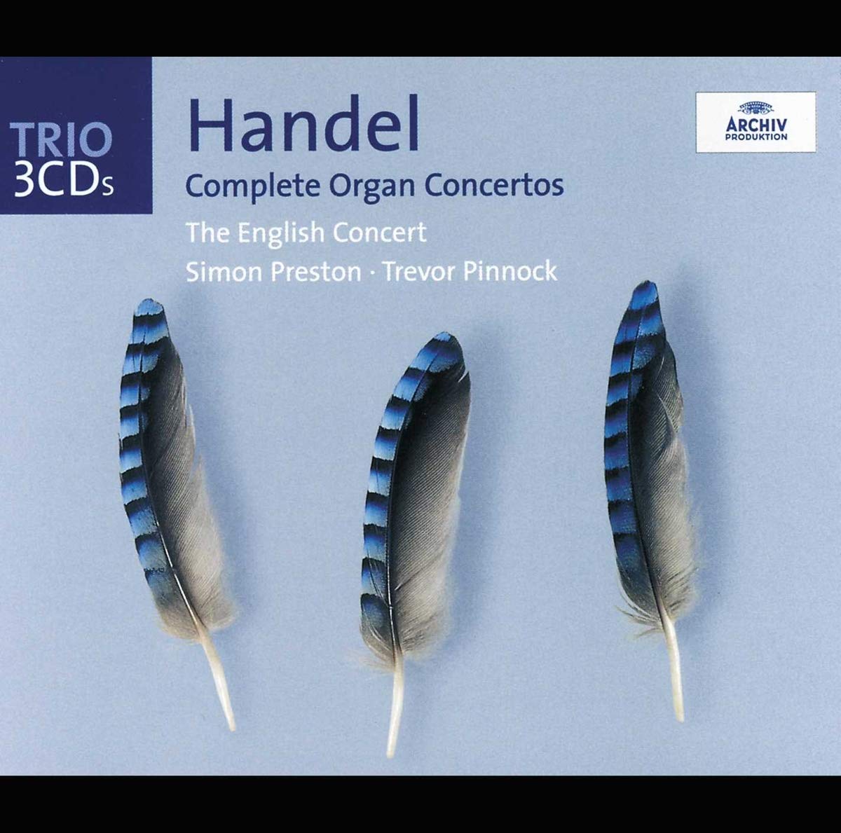 Handel: Complete Organ Concertos - ENGLISH CONCERT, SIMON PRESTON (3 CDS)