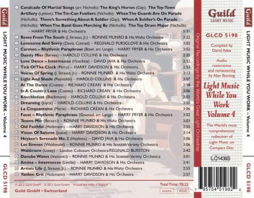 THE GOLDEN AGE OF LIGHT MUSIC: Light Music While You Work, Vol. 4