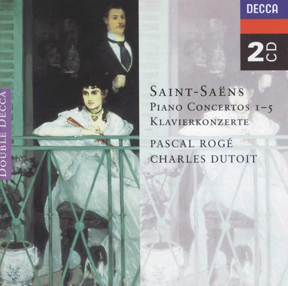 Saint-Saens: Piano Concertos 1-5 - PASCAL ROGE / PO / RPO / LPO (2 CDS)