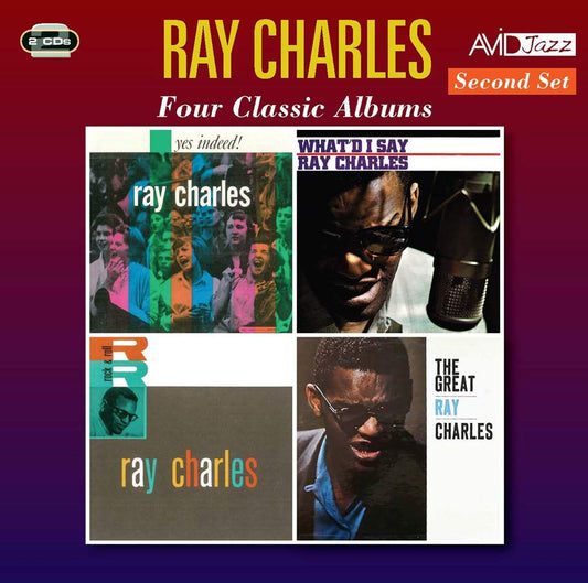 RAY CHARLES - Four Classic Albums (Yes Indeed / What'd I Say / Ray Charles / The Great) (2 CDs)