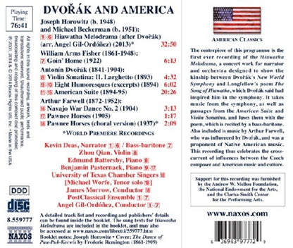 Dvorák & America - Post-Classical Ensemble, Angel Gil-Ordóñez