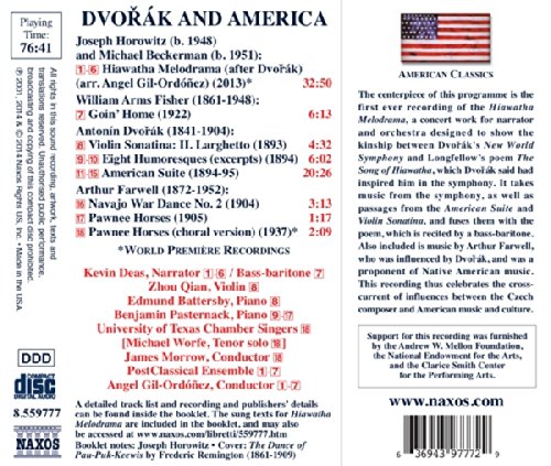 Dvorák & America - Post-Classical Ensemble, Angel Gil-Ordóñez