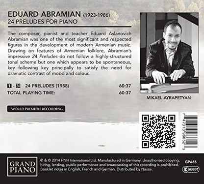 Abramian: 24 Preludes for Piano - Mikael Ayrapetyan