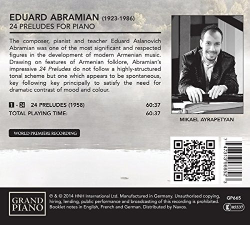 Abramian: 24 Preludes for Piano - Mikael Ayrapetyan
