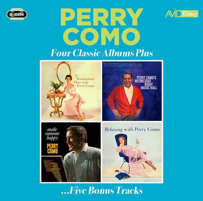 PERRY COMO - Four Classic Albums Plus (A Sentimental Date With... / Wednesday Night Music Hall / Make Someone Happy Aka I Love You Truly / Relaxing With) (2 CDs)