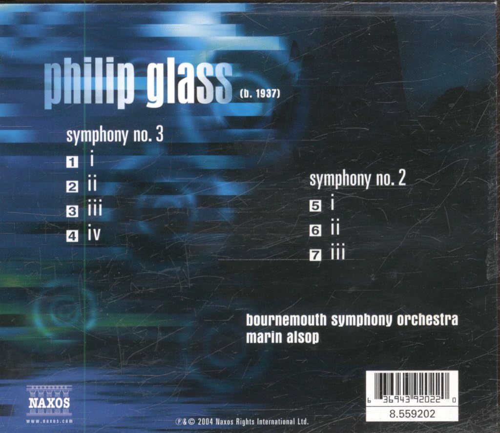GLASS: Symphonies Nos. 2 & 3 - Bournemouth Symphony, Marin Alsop