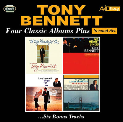 TONY BENNETT - Four Classic Albums Plus (To My Wonderful One / My Heart Sings / Tony Sings For Two / I Left My Heart In San Francisco) (2CD)