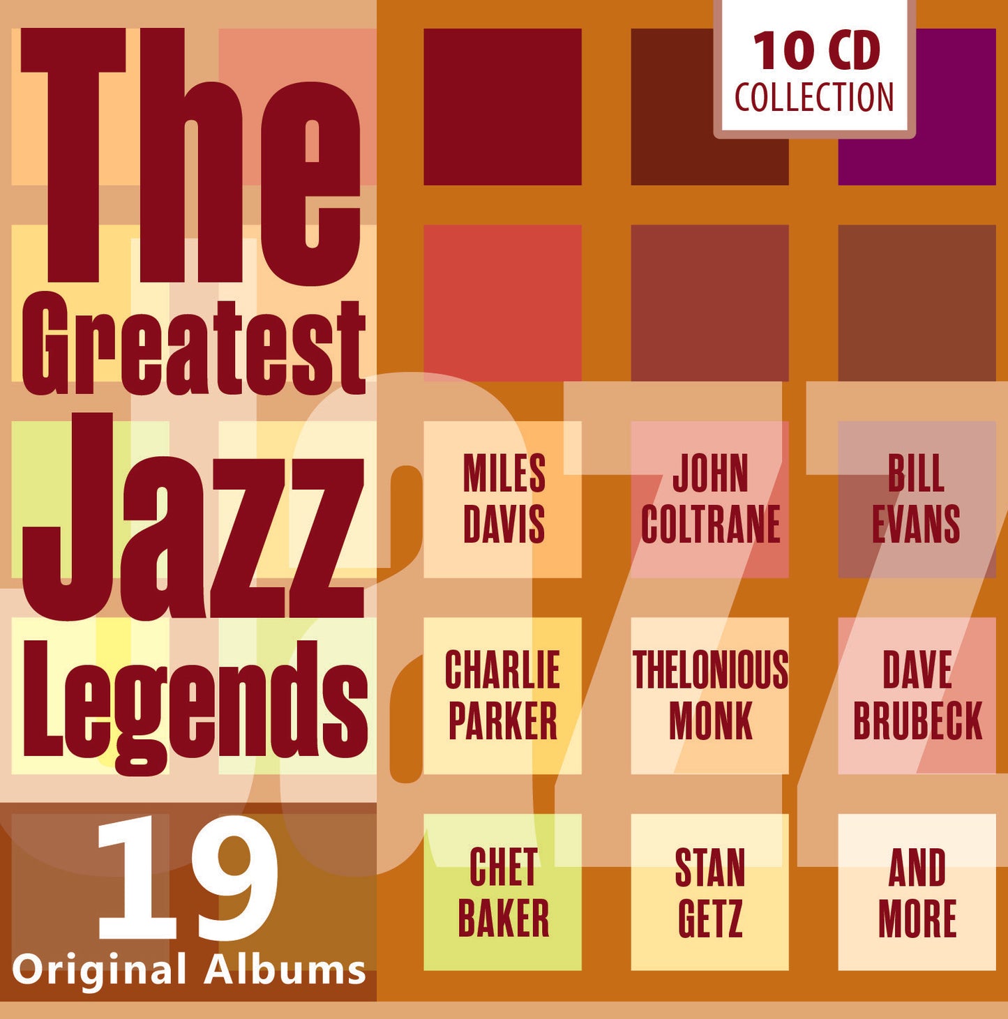 The Greatest Jazz Legends - Miles, Coltrane, Monk, Bird, Getz, Brubeck and More (10 CDs)