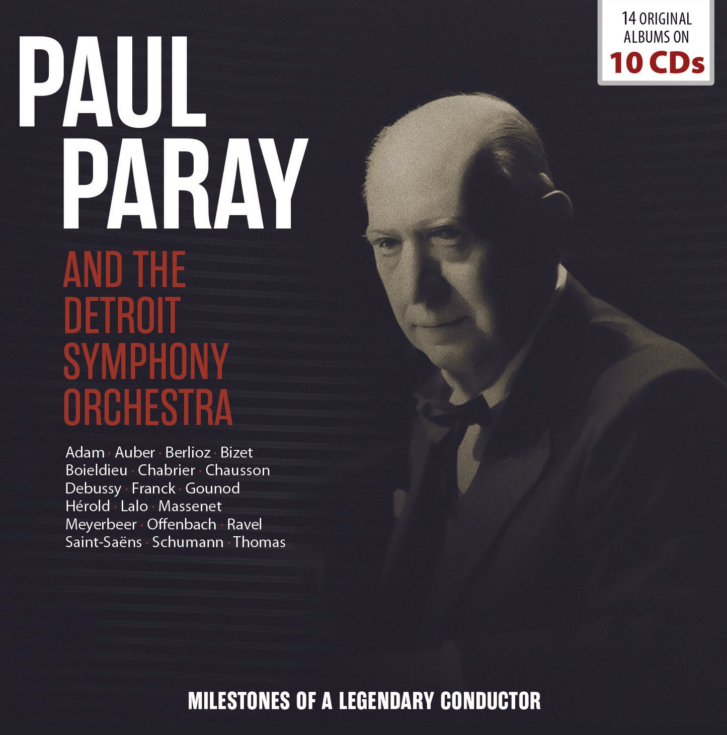 PAUL PARAY & THE DETROIT SYMPHONY ORCHESTRA (10 CDS)