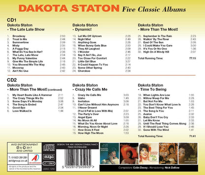 DAKOTA STATON - Five Classic Albums (2 CDS)