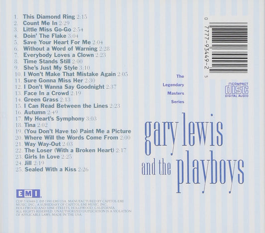 GARY LEWIS & PLAYBOYS: LEGENDARY MASTERS SERIES
