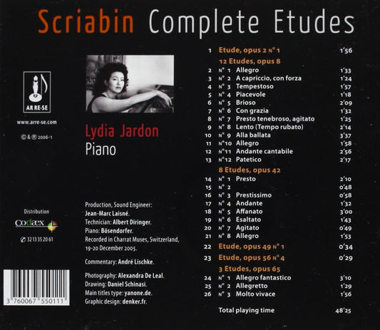 SCRIABIN: Complete Etudes - Lydia Jardon