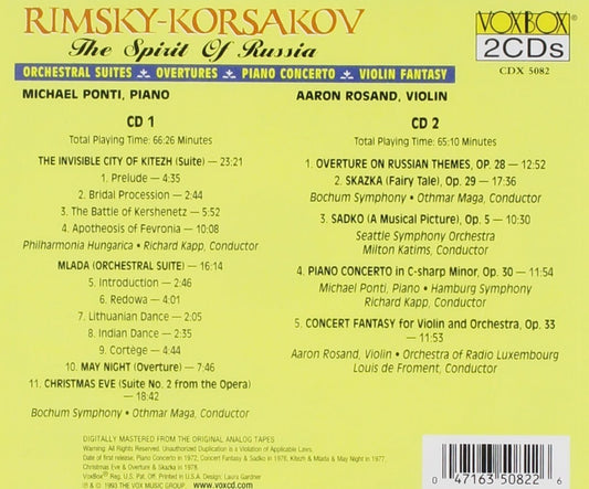 RIMSKY-KORSAKOV: INVISIBLE CITY OF KITEZH -  KATIMS, PONTI, ROSAND (2 CDS)