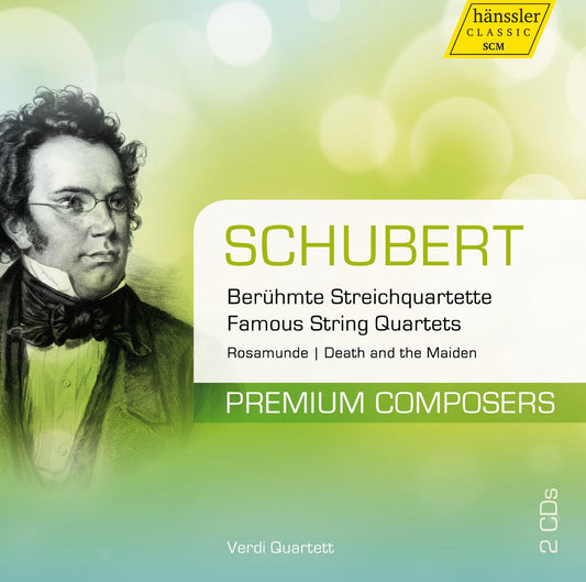 SCHUBERT: Famous String Quartets - Verdi Quartett (2 CDs)