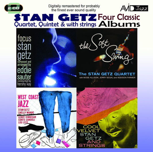 STAN GETZ - Four Classic Albums (Focus / The Soft Swing / West Coast Jazz / Cool Velvet)